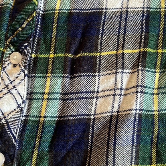 Rails Hunter Plaid‎ Button Down Shirt Green Navy XS - Picture 6 of 9